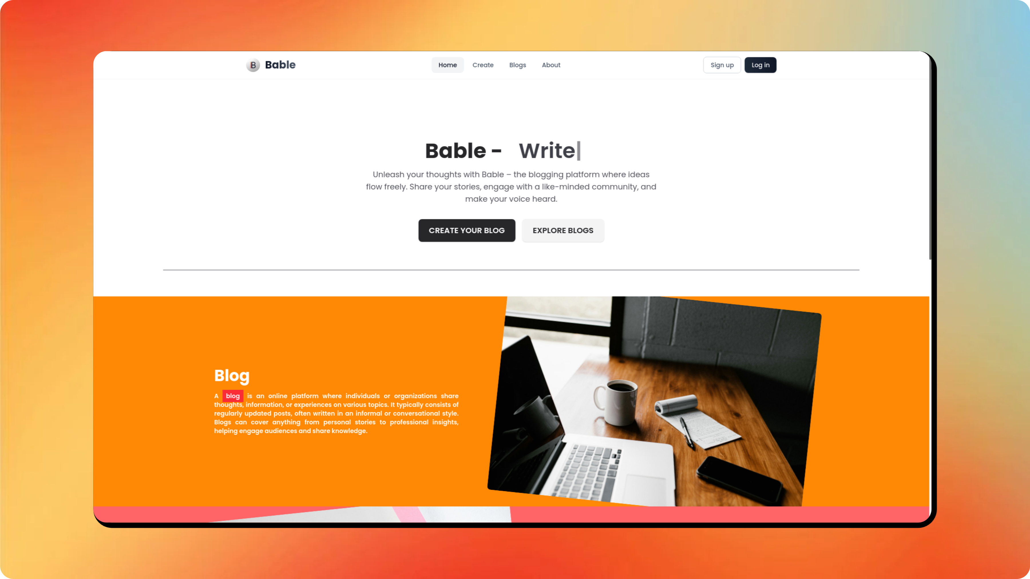 Bable desktop