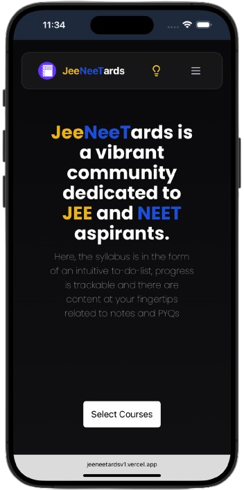 JeeNeetards mobile